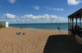 Port-Meleu et le restaurant de plage