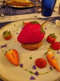 Restaurant L'Anagram dessert fraise