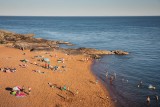 Pornic, plage des Sablons, plage de Pornic, Destination Pornic, beach, coast, côte de Pornic, creek