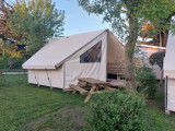 Tente aménagée - Camping de Prigny Les Moutiers en Retz