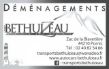 TRANSPORTS BETHUIZEAU DEMENAGEMENTS, carte de visite, pornic, déménagement, transport, camion