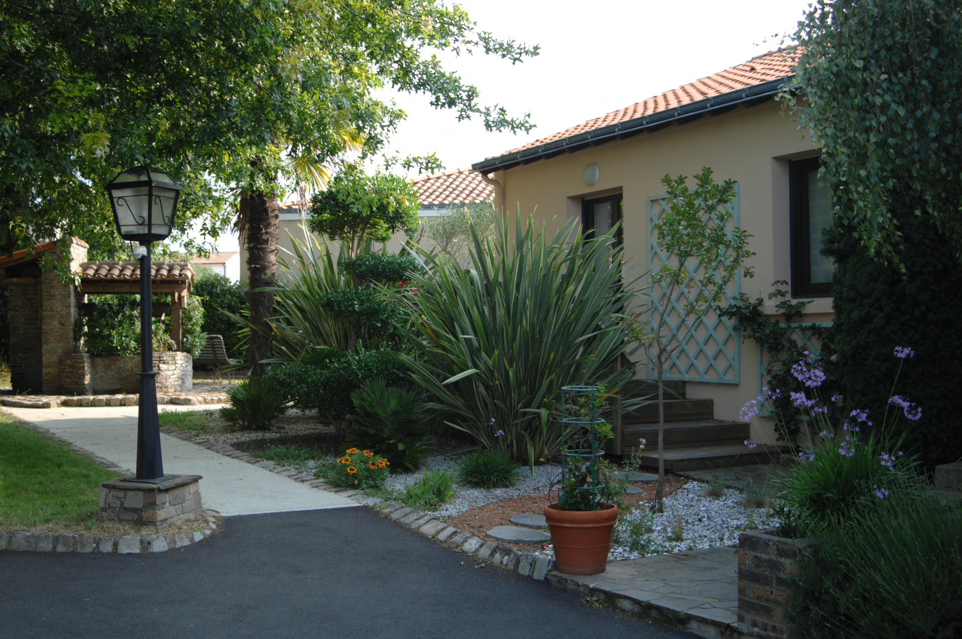 Chambre d'hôtes La Belgerie - Entrée chambre Oasis