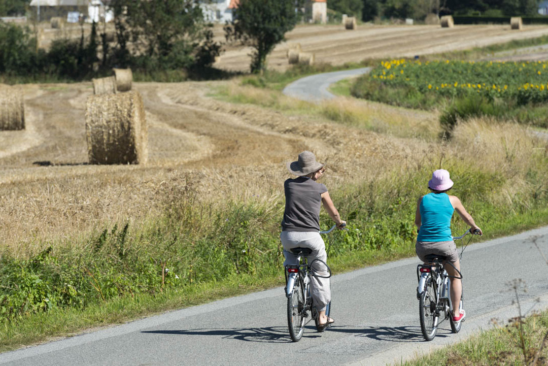 la plaine sur mer, sentier cyclable, vélo, balade, plage du cormier, centre ville, limite tharon, circuit 1