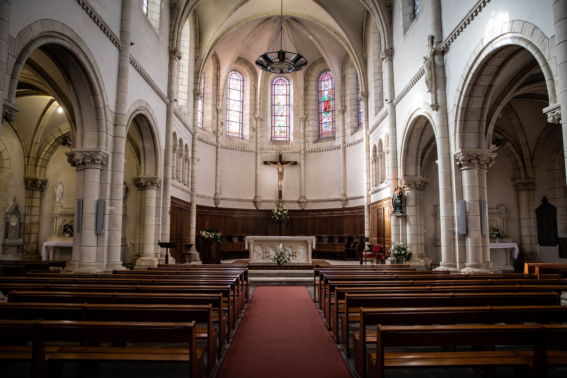 Rundgang pornic, Spaziergang pornic, Besichtigung von pornic zu Fuß, Kirche st gilles pornic