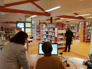 Bibliothek Raymond Devos und Raum Emile Boutin Les Moutiers en Retz