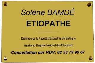 ETIOPATHE Solène BAMDÉ