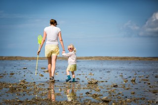 Fishing at the main beach