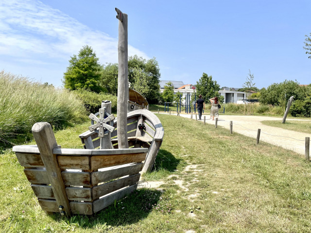 Spielplatz im Jardin de la Ria