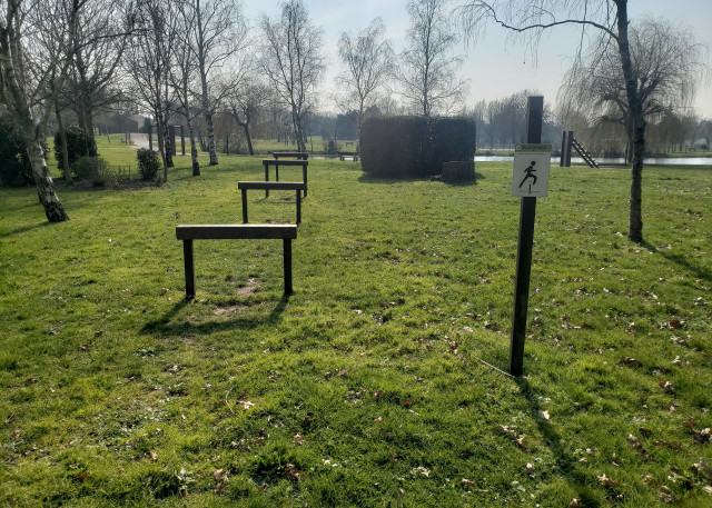 Parcours santé du parc de loisirs de Chauvé