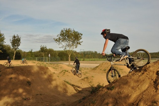 Terrain à bosses - Pumptrack