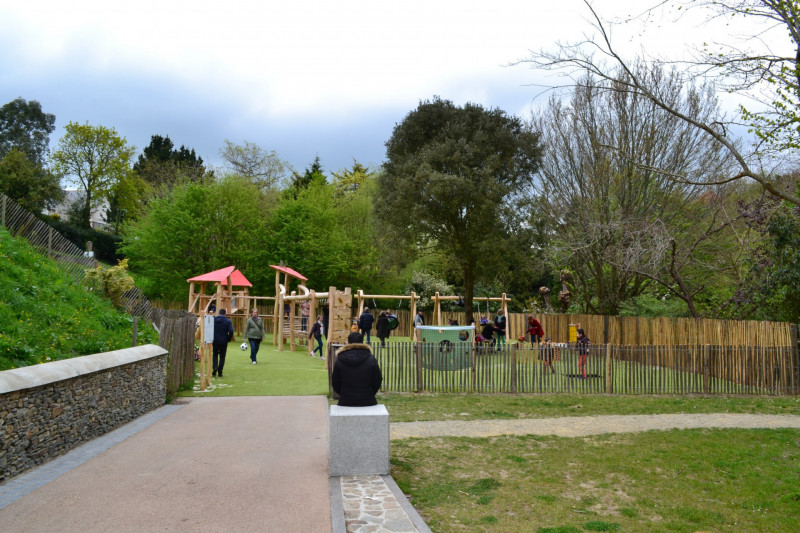 Spielplatz im Jardin de Retz