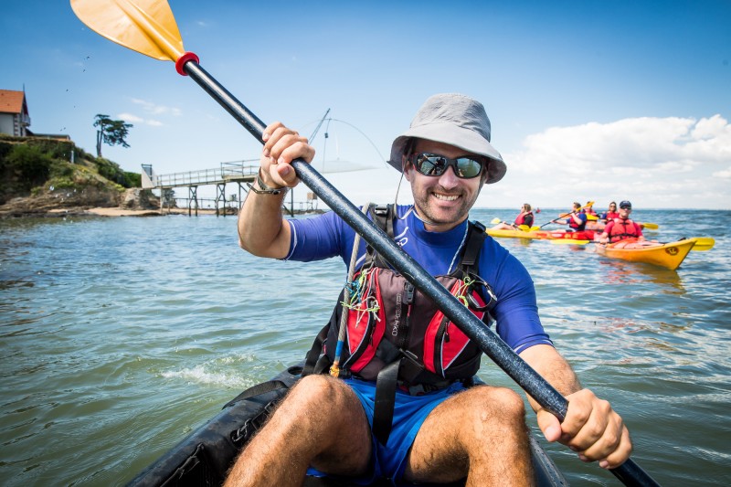 balade en kayak, kayak, pornic, la plaine sur Mer, destination pornic, préfailles