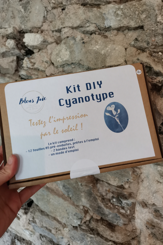 Cyanotypie-DIY-Kit Bleus Joie