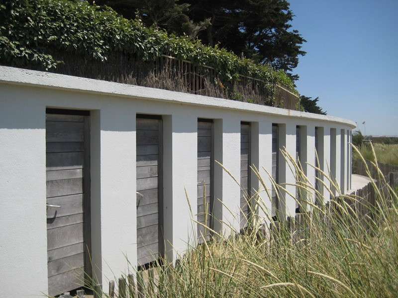 beach cabins Noirmoutier