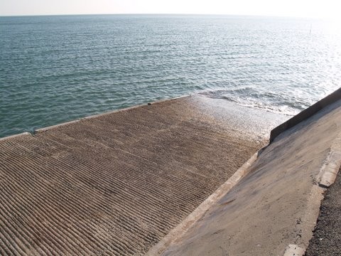 slipway Portmain beach Pornic