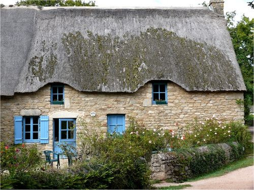 Chaumière typique du Parc naturel régional de la Brière