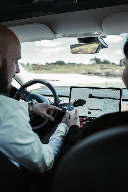 CHL VTC Pornic Privatfahrer Tesla Elektroauto