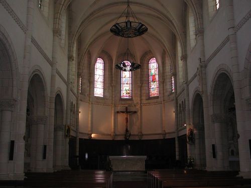 Church of Clion-sur-mer, religious heritage, nave, destination pornic	