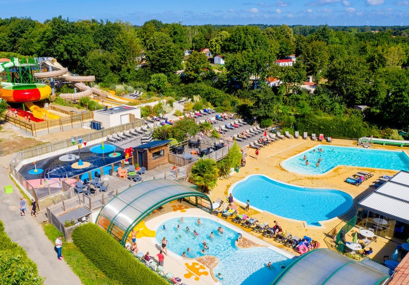 Espace aquatique, camping La Chenaie, Pornic, Loire Atlantique, Capfun, 4 étoiles, calme, confort