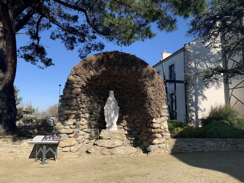 The grotto of the Virgin