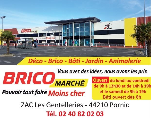 bricomarche, pornic, destination pornic, maison, jardin, bricolage, décoration, bâti, animalerie
