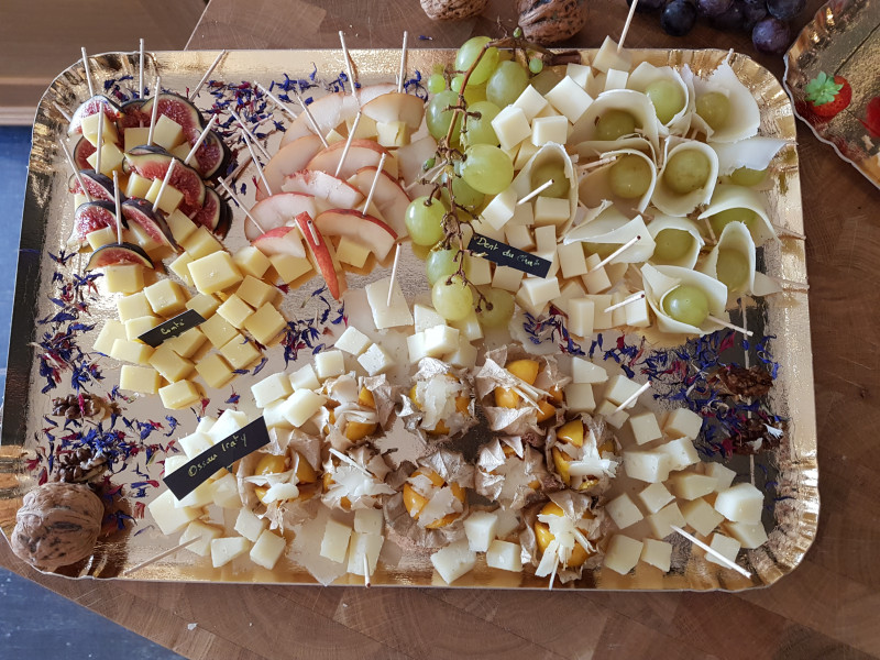 L'îlot gourmand, plateau de fromages