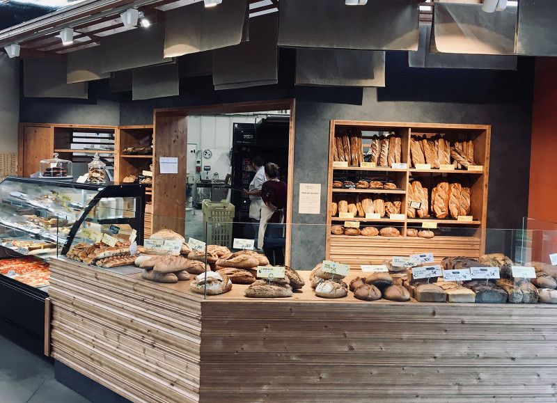 Bio-Brot traditionelles Mehl Frühstück Bäckerei glutenfrei Pornic