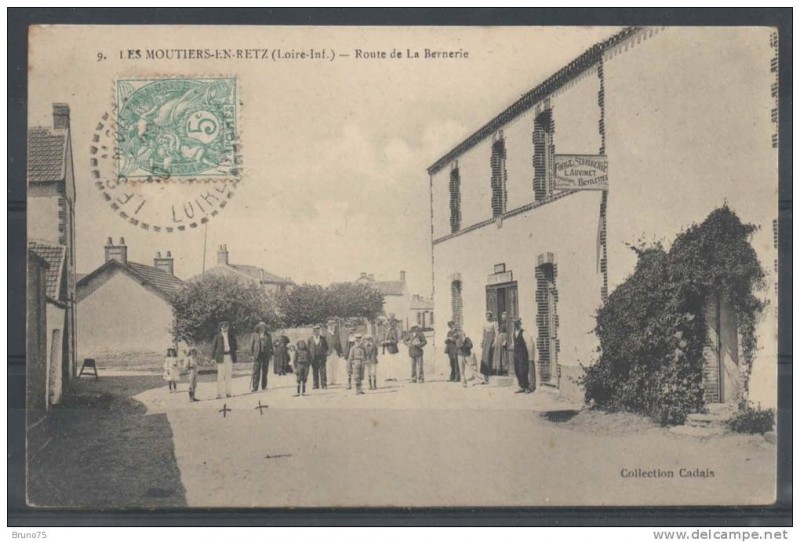 histoire de la ville des moutiers, les moutiers en retz, place centre, abbé baconnais, abbé maillard