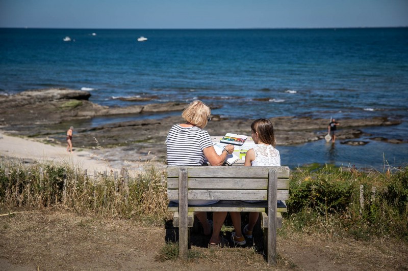 la plaine sur mer, port de gravette, pause dessin,  coloriage la plaine sur mer