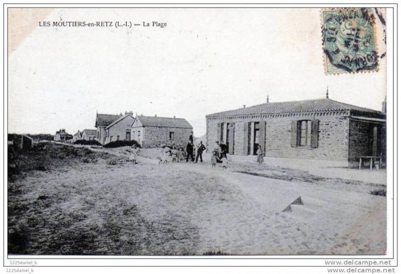 le boulevard de l'océan, remblai des moutiers, erosion de la cote, pre vincent, promenade de cayeux, avenue de la mer, casino des moutiers en retz, histoire des moutiers, plage, perrés, promenade piétonne