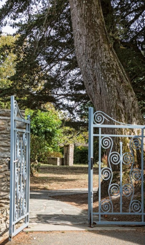 le jardin de la mairie, jardin naturel, fontaine, les moutiers en retz, destination pornic