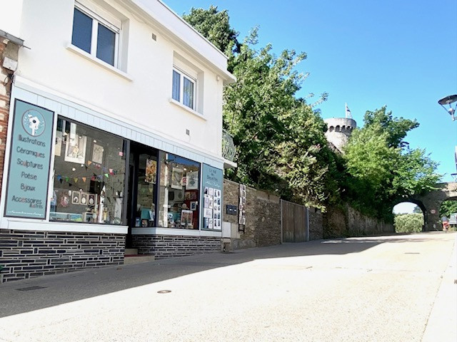 Le Nid des Bleuettes,  the workshop and shop in Pornic