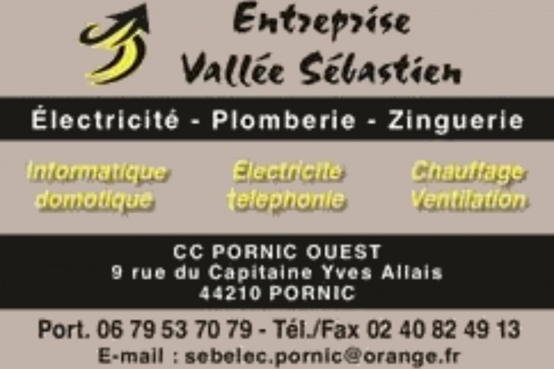 entreprise sebastien vallee, destination pornic, pornic, électricité, plomberie, zinguerie, chauffage, sanitaires