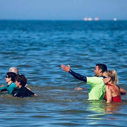 longe cote, longe côte, marche active dans l'eau, activités, sport nautique, mer, marche, tharon, st mcihel, st michel chef chef, pornic