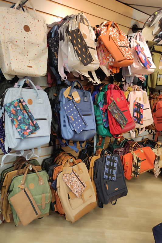 Cabaïa-Taschen in der Lederwarenhandlung Rêve de Jour