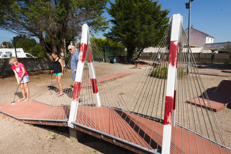 Minigolf von Les Moutiers