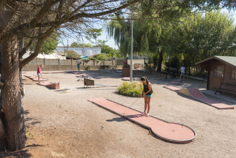 Minigolf von Les Moutiers