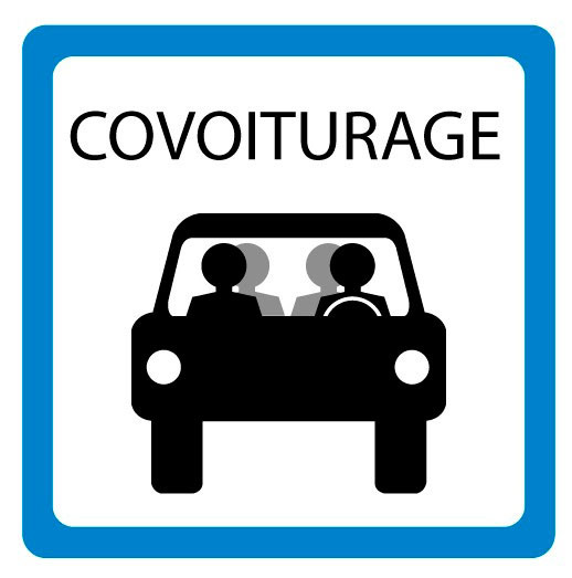 Parkplatz für Fahrgemeinschaften in Les Moutiers-en-Retz	