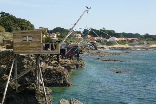 Fishing huts