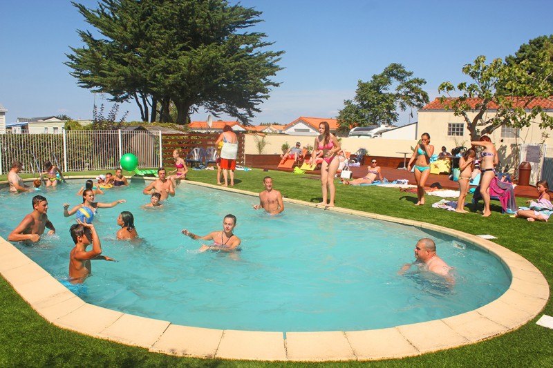 la plaine-sur-mer, camping, l'albatros, piscine, cabane sur piloti, mobil-home, tente, caravane, WIFI