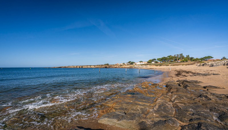 Plage de l'Anse du Sud avec les rochers