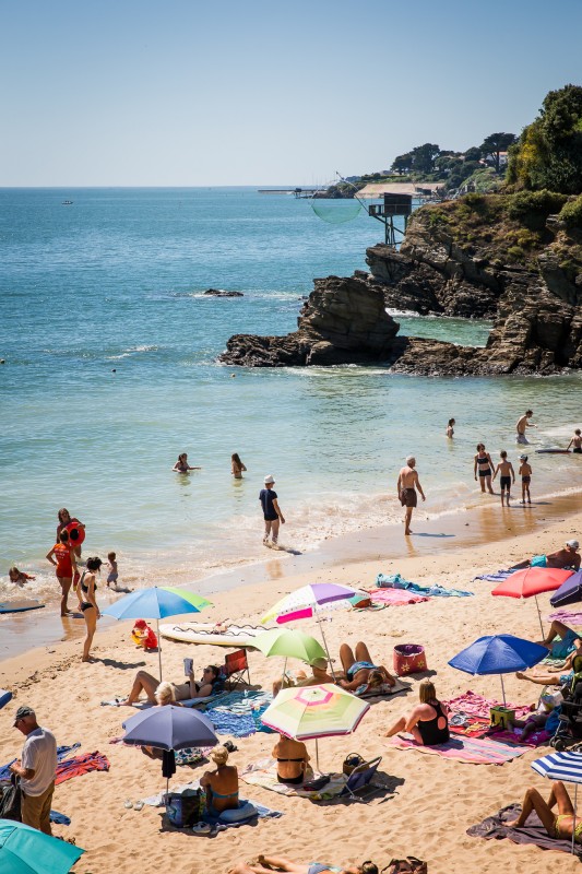 Plage de la Birochère à Pornic