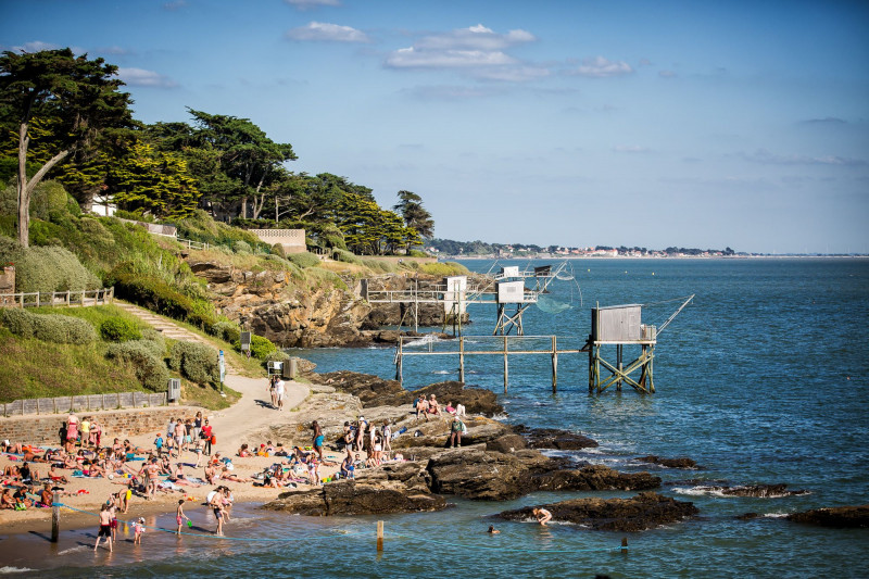 pêcherie, plage, baignade, sentier des douaniers