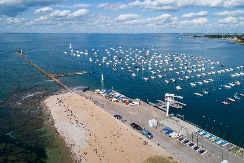 port de la pointe saint gildas préfailles destination pornic bateau ponton embarquer débarquer cale de mise à l'eau remorque plaisanciers carénage grutage