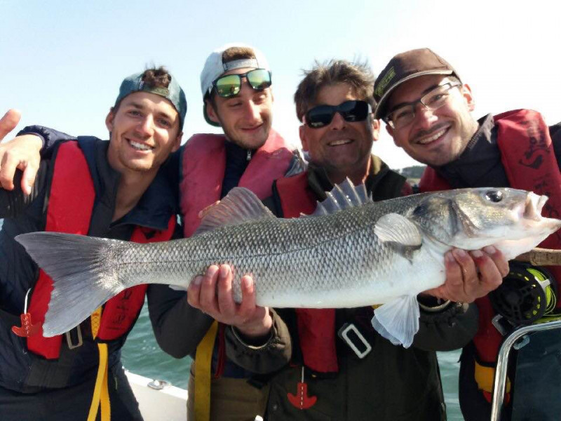 sea fishing river fishing instructor guide boat trip la plaine sur mer