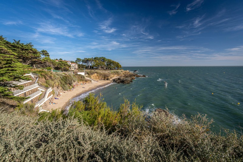 Plage de la Birochère à Pornic