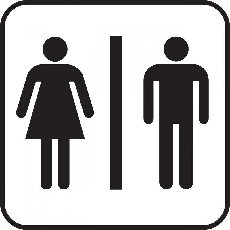 Öffentliche Toiletten im Pré-Vincent in Les Moutiers-en-Retz	