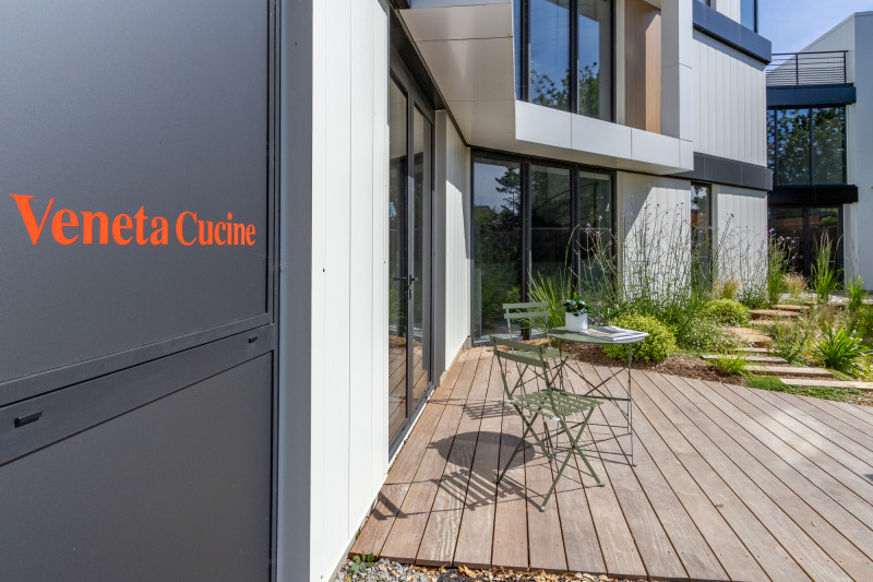 Veneta Cucine Pornic Küchenbauer Loire-Atlantique Arbeiten Ausbau Renovierung Küche Dekoration