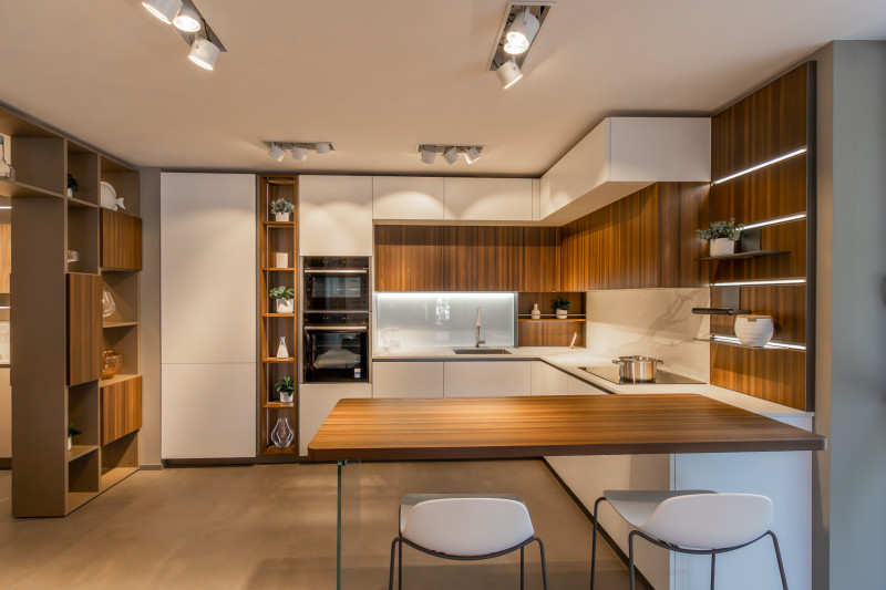 Veneta Cucine Pornic Küchenbauer Loire-Atlantique Arbeiten Ausbau Renovierung Küche Dekoration