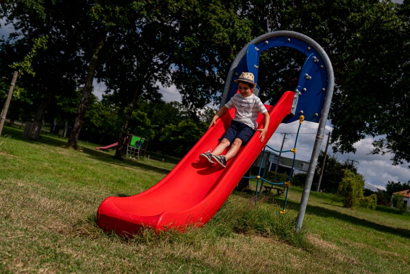 Play area and ponds of Bourgneuf-en-Retz